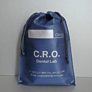 C.R.O 치과기공소(부직포주머니)